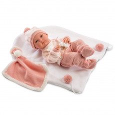 Llorens 63546 Кукла Bimba на одеяле, 35 см