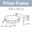 T-образный соединитель для круглых бассейнов Prism Frame Intex 12452