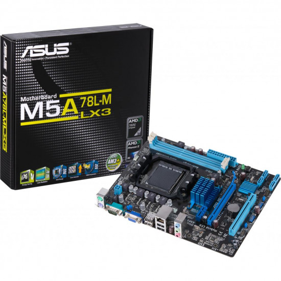 Плата материнская ASUS M5A78L-M LX3 (AM3+/AMD 760G)