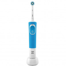 Periuță de dinți electrică Braun Vitality 100 Cross Action, White/Blue Periuță de dinți electrică Braun Vitality 100 Cross Action, White/Blue