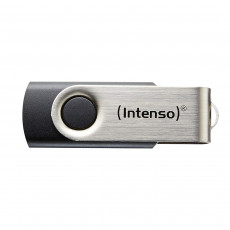 16 GB USB 2.0 Stick USB Intenso® Basic Line, Black/Grey (Basic Line/16GB)