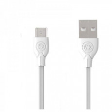 Cablu WK DESIGN WDC-041M MicroUSB, White Cablu WK DESIGN WDC-041M MicroUSB, White