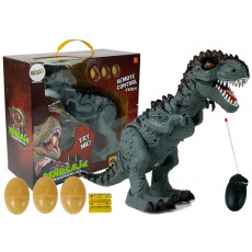 Leantoys 7229 Jucarie Dinozaur cu telecomanda RC gri Leantoys 7229 Jucarie Dinozaur cu telecomanda RC gri