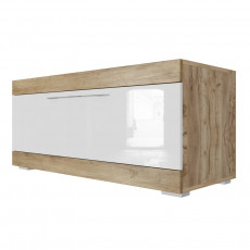 Comoda TV SV - Мебель Ницца (110.1 cm), Истанбул/ Белый глянец Comoda TV SV - Мебель Ницца (110.1 cm), Истанбул/ Белый глянец