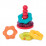 Battat Lite BT2579Z Развивающая игрушка Цветная пирамидка