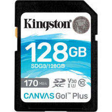 Карта памяти SDHC 128 ГБ Kingston Canvas Go! Plus (SDG3/128GB)