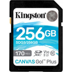 Карта памяти SDHC 256 ГБ Kingston Canvas Go! Plus (SDG3/256GB)