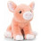 Keel Toys SW0973 Jucarie de plus Pig With Purcelus cu sunet, 16cm