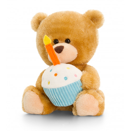 Keel Toys SB0305 Мягкая игрушка Pipp the Bear Медвежонок Happy Birthday, 14 см
