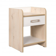 Noptieră Mobi Vesta 13.76 (40 cm), Гаскон Пайн светлый / Белый шагрень Noptieră Mobi Vesta 13.76 (40 cm), Гаскон Пайн светлый / Белый шагрень
