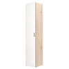 Dulap combinat Mobi Vesta 08.49 (43.4 cm), Гаскон Пайн светлый,Белый PE шагрень