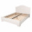 Кровать Mobi Ливерпуль 11.08 (160 x 200 см), Белый, ясень ваниль НМ-1012-100 ПВХ
