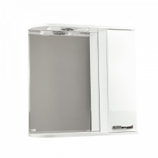 Dulap-oglindă pentru baie Mashtab Agat (60 cm), White