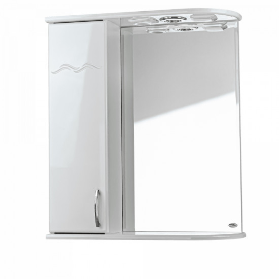 Dulap-oglindă pentru baie Mashtab Clasic (80 cm), White