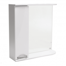 Шкаф-зеркало для ванной Mashtab Delfin (70 см), White