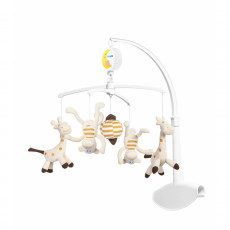 BabyOno 1367 Carusela muzicala pentru patuc - Maimute si Girafe BabyOno 1367 Carusela muzicala pentru patuc - Maimute si Girafe