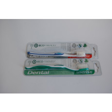 Periute de dinti clasice Dental Eco Friendly Sensitive, Multicolor