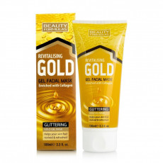 Beauty Formulas Gold Revitalising Gel Facial Mask with Collagen - Masca faciala