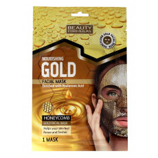 Beauty Formulas Gold Nourishing Facial Mask Honeycomb - Masca faciala cu Acid Hialuronic
