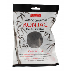 Beauty Formulas Bamboo Charcoal Konjac Sponge - Губка для умывания Beauty Formulas Bamboo Charcoal Konjac Sponge - Губка для умывания