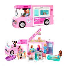Mattel Barbie GHL93 Set de joacă Trailer de vis 3 în 1