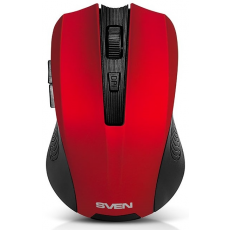 Mouse fără fir Sven RX-350W Red