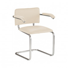 Scaun birou Nowy Styl SYLWIA Arm chrome, V18, Beige Scaun birou Nowy Styl SYLWIA Arm chrome, V18, Beige