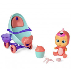 IMC Toys Cry Babies IMC097957 Set de joaca Magic Tears Fancy Stroller Set