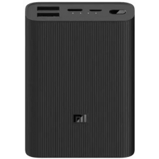 Аккумулятор внешний 10000 мАч Xiaomi Mi Power Bank 3 Ultra Compact, Black