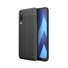 Husă Xcover Leather pentru Samsung Galaxy A50, Black