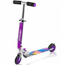 Trotinetă Spokey Solid (925856), Черный/ Фиолетовый Trotinetă Spokey Solid (925856), Черный/ Фиолетовый