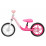 Bicicleta fără pedale Lionelo Alex Pink Bubblegum