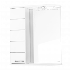 Oglinda Mashtab Modern (60 cm) (со шкафчиком), White