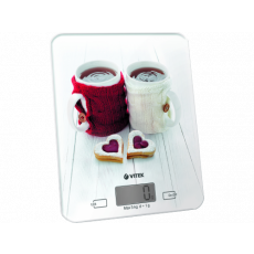 Cântar de bucătărie Vitek VT-2424, White/picture