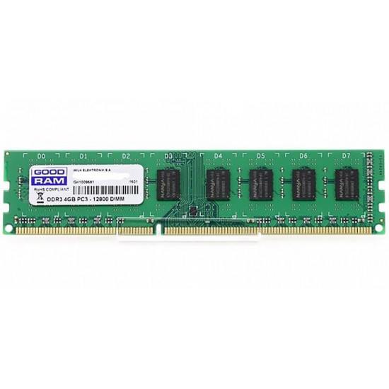 Модуль памяти 8 ГБ DDR3L-1600 МГц GoodRam (GR1600D3V64L11/8G)