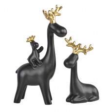 Set de statuete Deco Cerbi black