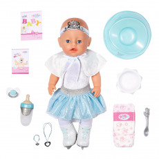 Baby Born 831250 Papusa Soft Touch Ice Ballerina Girl, 43 cm
