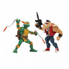 TMNT 81277 Set figurine Testoasele Ninja Michelangelo vs Bebop