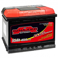Baterie auto Snaider 55 Ah Plus Baterie auto Snaider 55 Ah Plus
