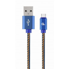 Кабель Cablexpert USB 2.0/USB Type-C, Blue (CC-USB2J-AMCM-1M-BL)