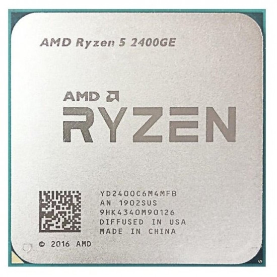 Procesor AMD Ryzen 5 2400GE Tray (3.2 GHz-3.8 GHz/4 MB/AM4)