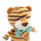 Orange Toys 2216/18 Jucărie de pluș Tigrul Mickey, 18 cm