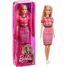 Mattel Barbie GRB59 Păpușă Fasionista in Costum Roz