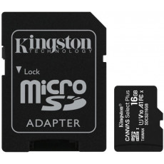 Сard de memorie microSD Kingston Canvas (16 GB/C10)