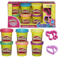 Hasbro A5417 Pasta de modelat Play Doh Sparkle 6 culori Hasbro A5417 Pasta de modelat Play Doh Sparkle 6 culori