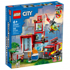 Lego City 60320 Constructor Statia de Pompieri