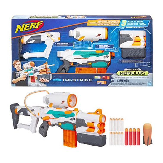Hasbro Nerf B5577 Blaster Toy Modulus Tri-Strike