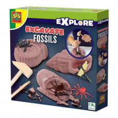 SES Creative 25066 Set educativ Excavarea insectelor fosilizate