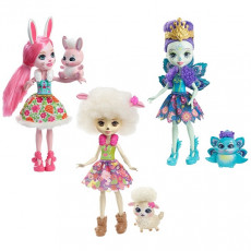 Mattel Enchantimals FMG18 Set 3 Papus fermecatoare Enchantimals Mattel Enchantimals FMG18 Set 3 Papus fermecatoare Enchantimals