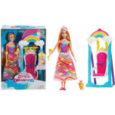 Mattel Barbie FJD06 Barbie set Leagan cu papusa "Dreamtopia" Mattel Barbie FJD06 Barbie set Leagan cu papusa "Dreamtopia"